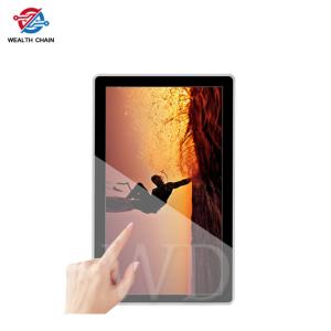 Quality LCD Monitor 350 Nits 1920*1080P Wall Mounted Digital Signage Black wholesale