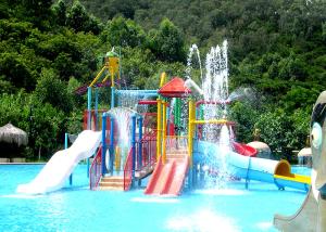Quality Indoor / Outdoor Water Park Construction Customized Kids Fun Amusement Projects wholesale