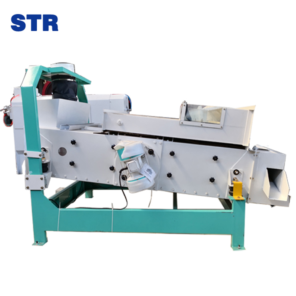 1500*800mm Sieve Size TQLZ80 Agriculture Rice Paddy Destoner Machine with Dust Blower