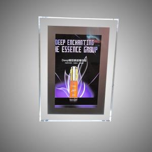 Quality High Brightness Acrylic Crystal LED Light Box Display HD Light Box Picture Frame wholesale