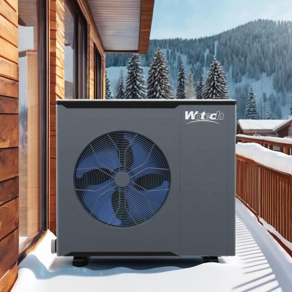 Temperature 14kW DC Inverter Monoblock Heat Pump Air-Water Heater for Hotels A