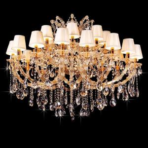 Quality Floral crystal chandelier Gold Color For indoor Home Lighting (WH-CY-113) wholesale