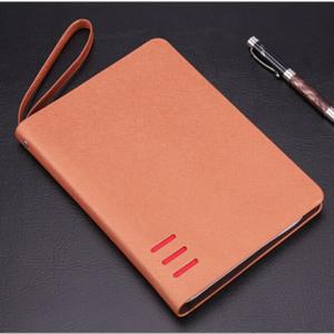 Quality Total 80 Sheets 6 Ring Zipper Binder , Personal Leather Notepad Binder For Business People wholesale