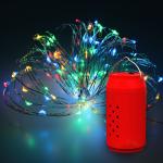 Christmas Wedding Decorative Warm White Outdoor String Lights 2V 350MA Solar