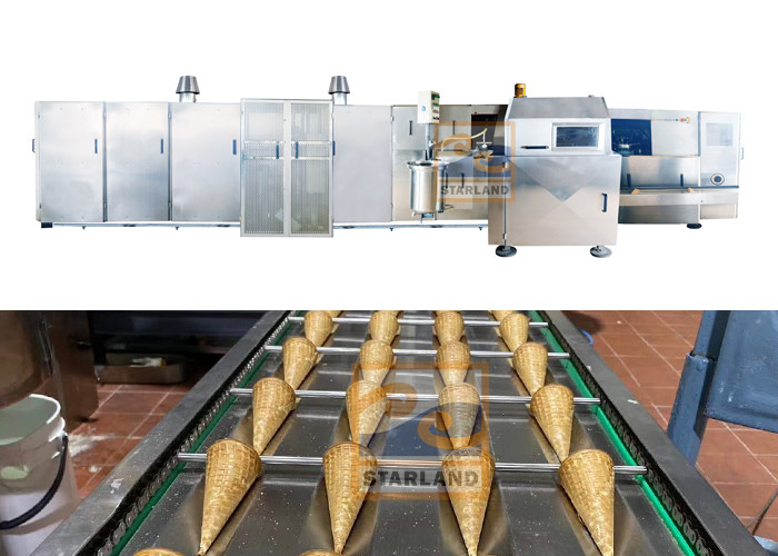 Semi - Automatic Ice Cream Wafer Cone Making Machine With Various Shapes