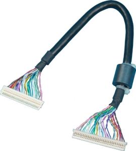 Quality Customized Wire Length 40Pin LVDS Cable for Laptop LCD in North America's Main Market wholesale