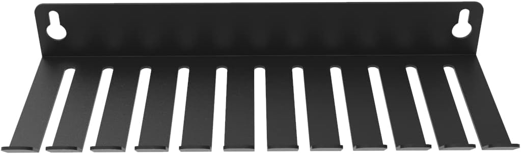 Cable Management with Bolt Inserting Type Cable Hooks 11 Cable Slots Iron Cable Racks