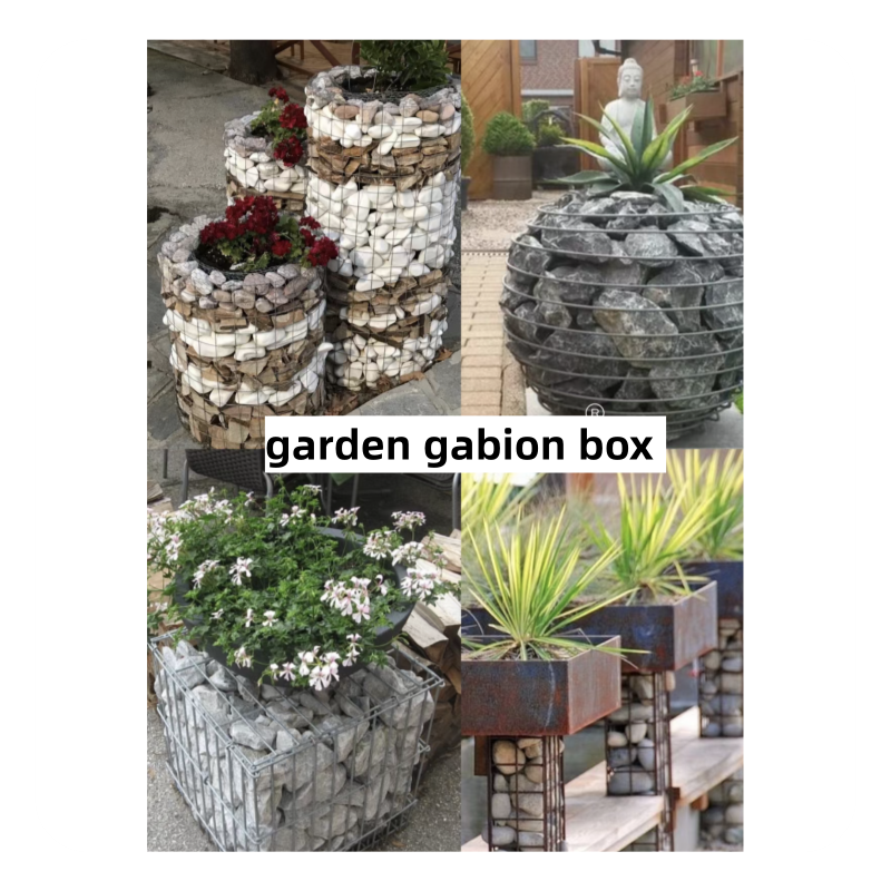 Manufactured Gabion Planter Box Cutting Service for Outdoor Steel Containment Walls