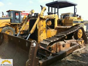 Quality Open Cabin Used Cat Bulldozer D6H Original Colour Six Cylinders 2008 Year wholesale