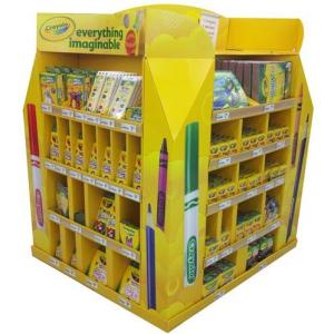 Quality Stationery Cardboard Promotional Stands , Commercial Product Display Stand wholesale