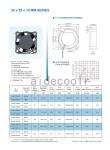 OEM 3000RPM Waterproof Cooling Fan 25x25x10mm Brushless Stable