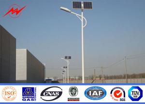Quality Park Lighting 10M Single Arm Galvanized Steel Pole Q345 Material wholesale