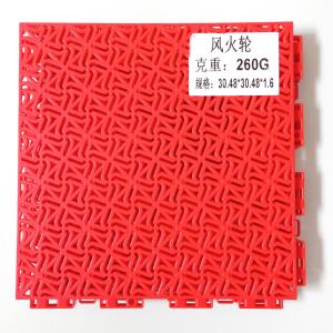 Quality Green PP Tiles for Volleyball Tennis Badminton Basketball Court Outdoor Sports Gym Flooring wholesale