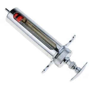 Quality Luer Lock Veterinary Metal Syringe 20ml Manual Stainless Steel Syringe wholesale