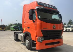 Quality Reliable Howo Tractor Truck Orange Color Tractor And Truck Low Fuel Consumption wholesale
