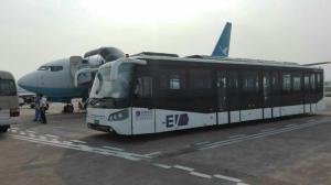 Quality Fully Aluminum Body Airport Bus 110 Passengers 24m2 Standing Area wholesale