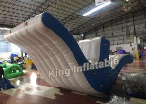 Quality Exciting 0.9mm PVC Blue / White Fly Bird Seesaw Inflatable Water Toy For Water Park wholesale