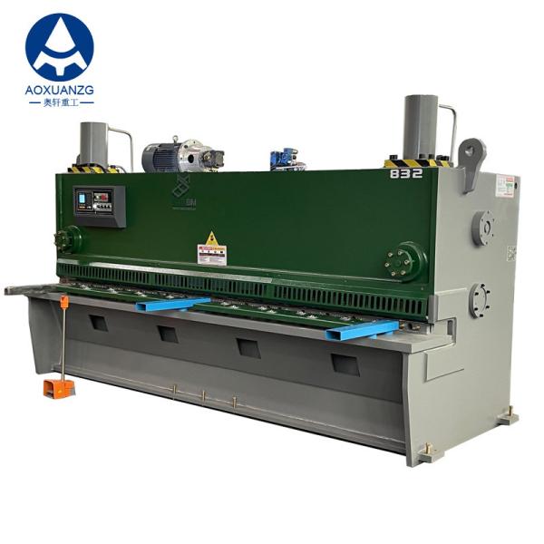 Blade Gap Adjustment Automatic Hydraulic Guillotine Shearing Machine 3200mm