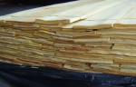 Yellow Rubber Slice Crown Cut Wood Veneer For Furniture