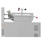 Hotel Commercial Gas Pressure Fried Chicken Fryer 25L Oil Filter