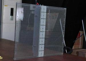 Quality 20mm Advertising Transparent Led Display Grille Led Screen 960 X 640mm wholesale