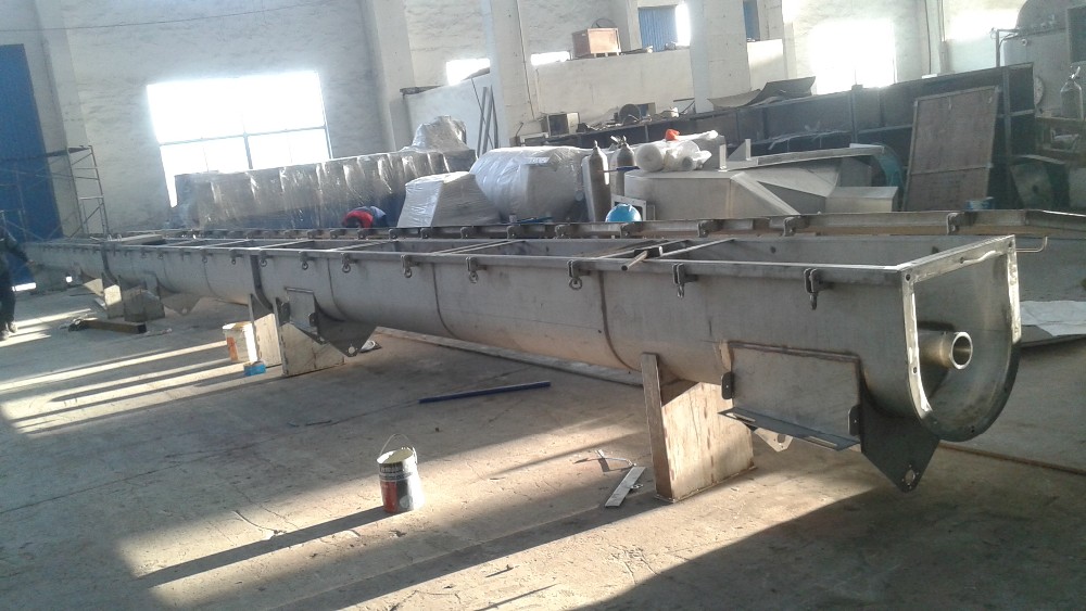 Stainless Steel Screw Conveyor Material Feeding Hopper Fire Resistant