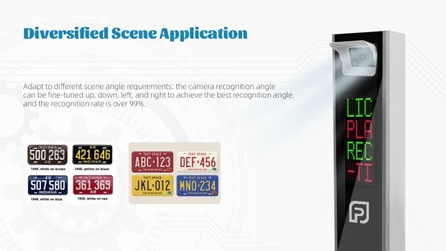 HD Recognition Cloud Platform Parking Ticket System For LPR Parking System