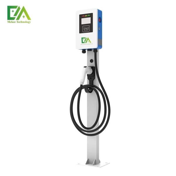 Household Commercial Blue And White 7KW/11KW/22KW Single-Gun AC Charging Pile