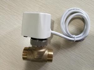 Quality Brass Fan Coil Unit Valve Electric Thermal Valve For Air Conditioner And Heating System wholesale