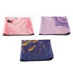 Lightweight Thin Non Slip Travel Yoga Mat Natural Rubber Microfiber Suede