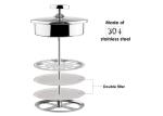 17 Ounce 500ml 4 Cups French Press Coffee Pot Double Wall Hand Press Coffee