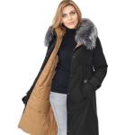 FODARLLOY Women Winter Jacket Cotton Padded Warm Thicken Ladies Coat Long Coats