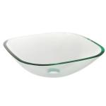 Modern Artistic Glass Bowl Bathroom Vanity Sinks , Colored Bathroom Lavatory