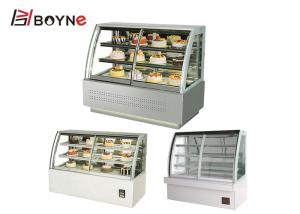 Quality European Type Three Layer Cake Display Cabinet R134A Auto Defog wholesale