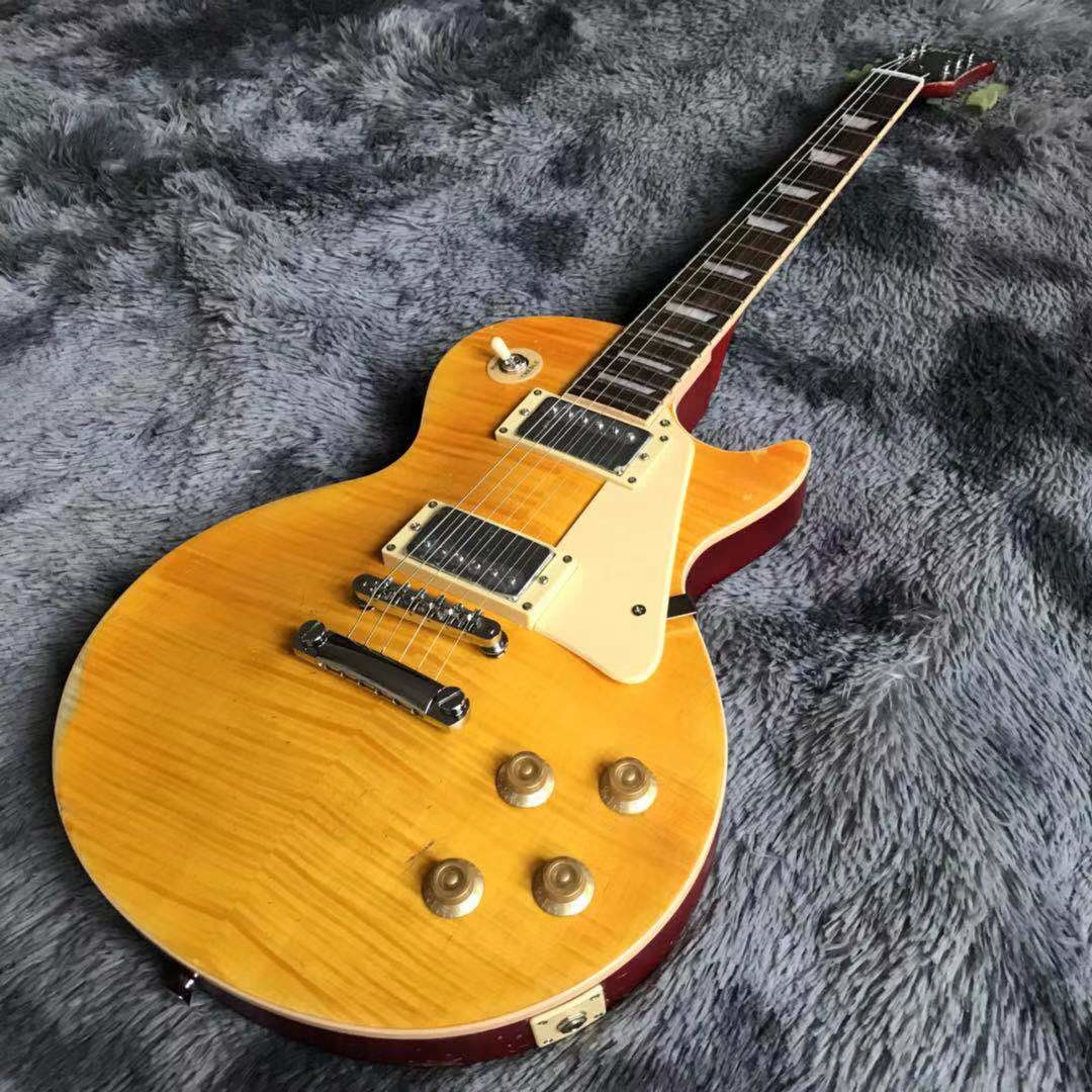 Custom Tom Murphy 1959 Les Paul Standard Electric Guitar Lemon Drop