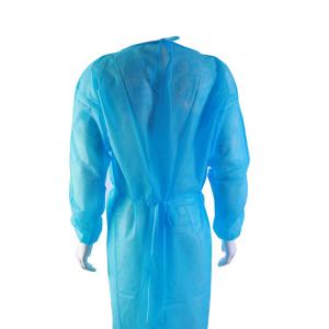 Quality Impervious Hospital Disposable Gown Bule For Electronic Manufacturing wholesale