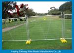 Heavy Duty Temporary Fencing Panels / Galvanized Goat Farm Fence Metal Iron
