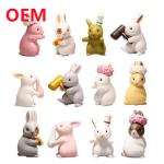 Customized Funny Animal Toys Made 6 Designs PVC Dolls OEM PVC Material Mini Toys