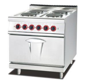 Quality Stainless Steel Gas Cooker Kitchen Equipment 10kw 220V 4 Burners 100-400°F wholesale