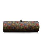 Quilted long crusty diamond evening bag hand handbag chain in Europe and America