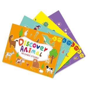 Quality Removable Reusable Preschool Books Children Learning Toy Eco Friendly wholesale