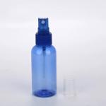 60MM Blue PET Spray Bottle Custom High Durable Leakproof Plastic Jar