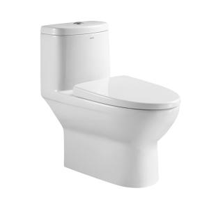 Quality Washdown 1 Piece Dual Flush Toilet S trap 185mm Closestool wholesale