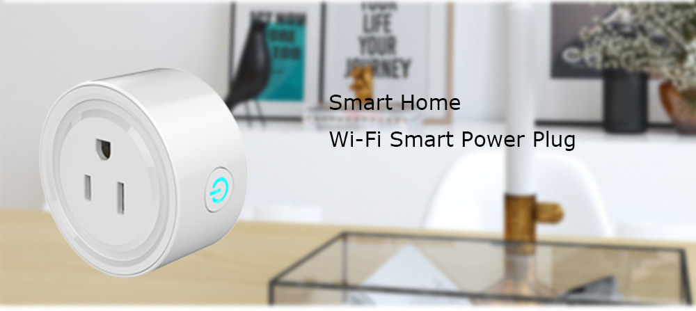 Small Wifi Smart Plug Socket Amazon Echo Assistant Compatible Remote Control Plug