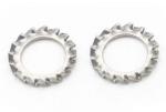 DIN6798J Serrated Lock Steel Flat Washers Internal Teeth Stainless Steel