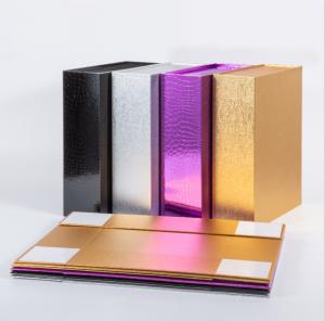 Quality Foldable Magnetic Closure Gift Packaging Boxes Luxury Black Gold Color wholesale