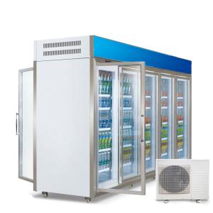 Quality Grocery Store Refrigerator And Freezer Vertical Showcase Chiller wholesale
