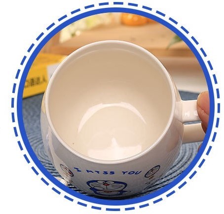 Hotel 8x8.5cm 12 Oz Custom Ceramic Coffee Cups