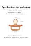 Skin Friendly And Soft Liquid Silicone Pacifier Food Grade Soothing Baby