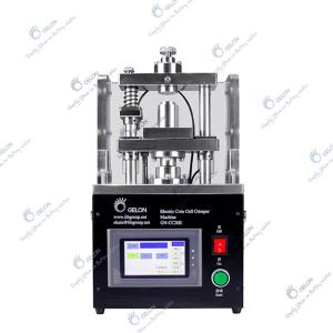 Quality Electric Coin Cell Crimper 5m/Min Hydraulic Battery Sealing Machine wholesale